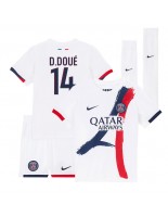 Paris Saint-Germain Desire Doue #14 Bortedraktsett Barn 2024-25 Korte ermer (+ bukser)